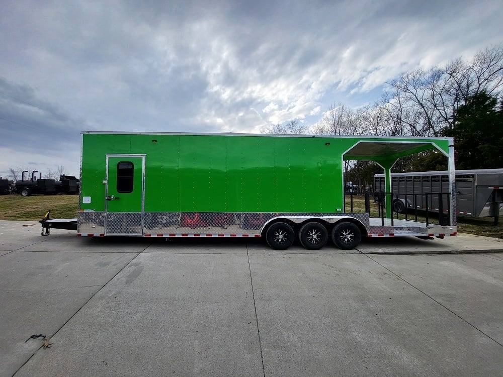 Concession Trailer 8.5′ X 32′ Lime Green Food Event Catering — photo 8
