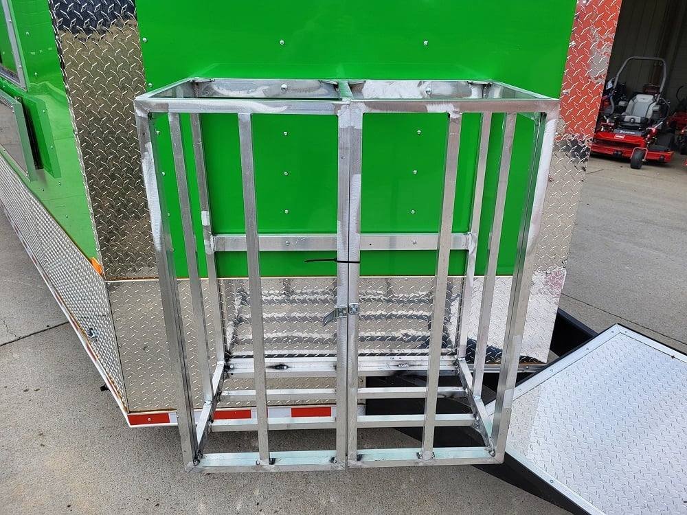 Concession Trailer 8.5′ X 32′ Lime Green Food Event Catering — photo 15