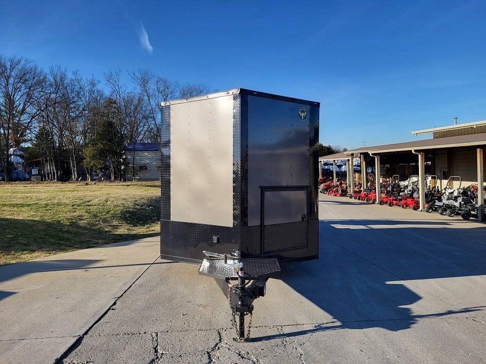 Concession Trailer 8.5′ X 22′ Charcoal Grey Food Event Catering — photo 2