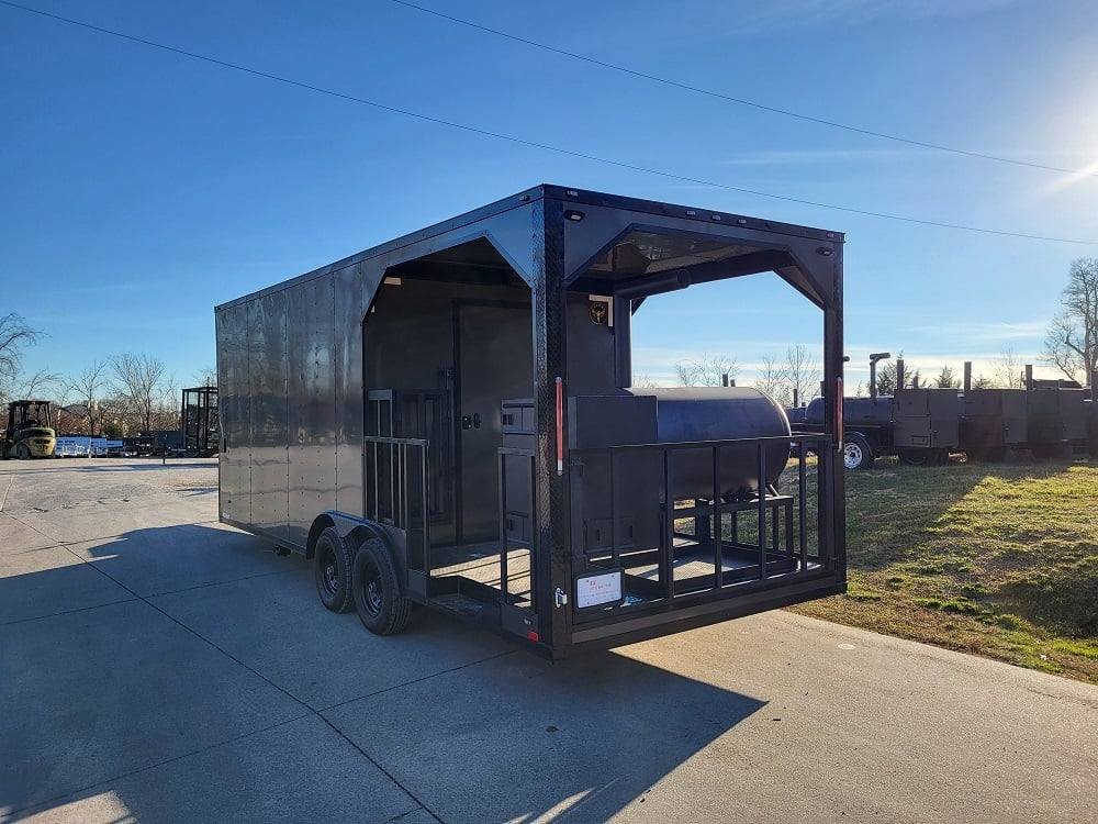 Concession Trailer 8.5′ X 22′ Charcoal Grey Food Event Catering — photo 11