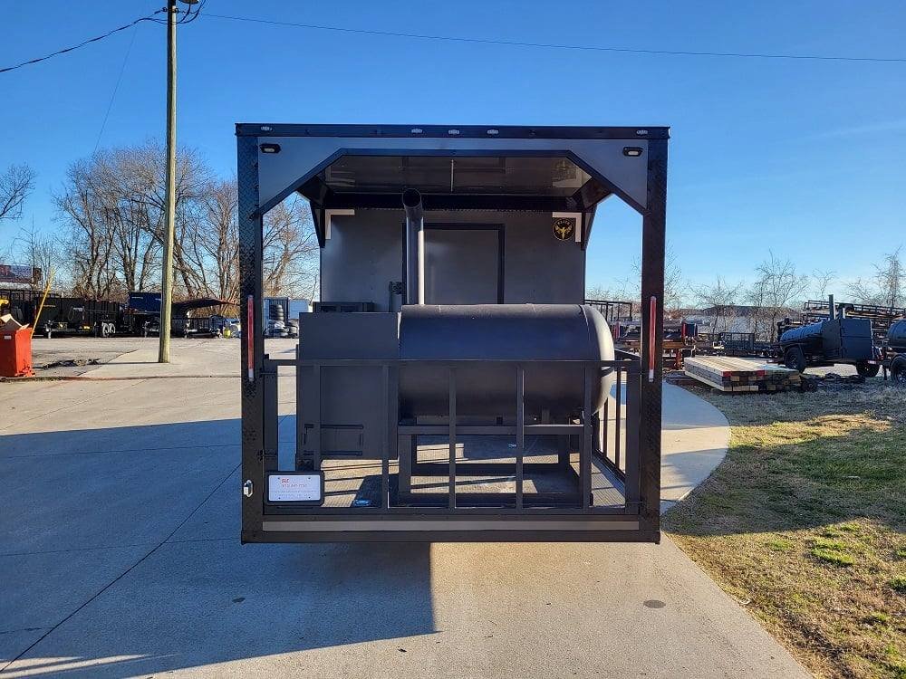 Concession Trailer 8.5′ X 22′ Charcoal Grey Food Event Catering — photo 12