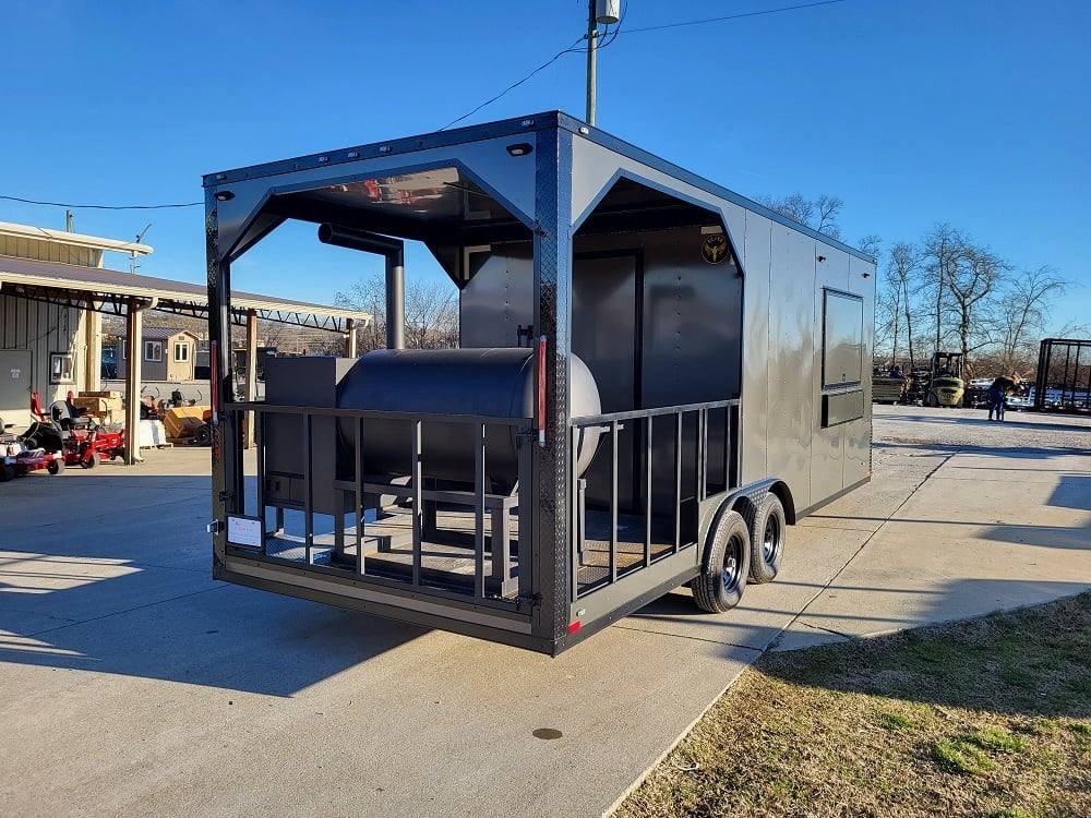 Concession Trailer 8.5′ X 22′ Charcoal Grey Food Event Catering — photo 13