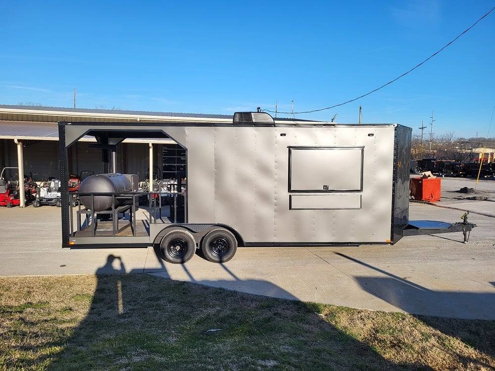 Concession Trailer 8.5′ X 22′ Charcoal Grey Food Event Catering — photo 14