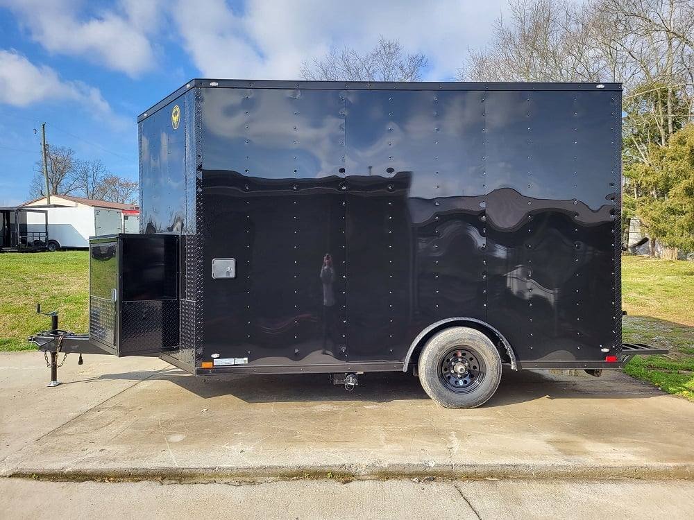 Concession Trailer 8.5′ X 12′ Black Food Event Catering — photo 5