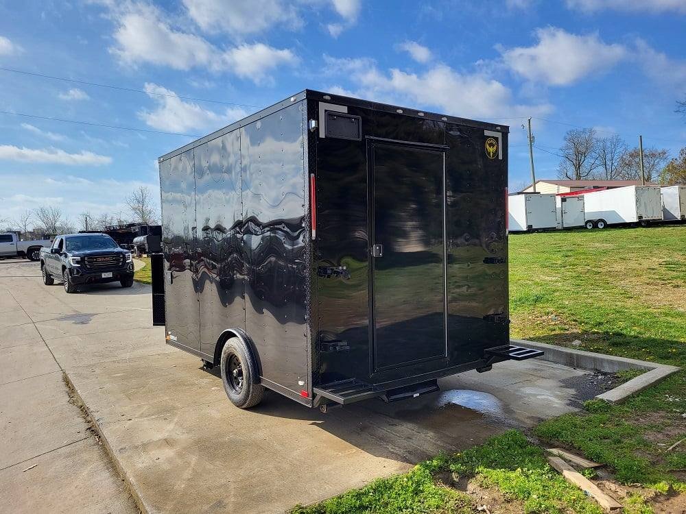 Concession Trailer 8.5′ X 12′ Black Food Event Catering — photo 6