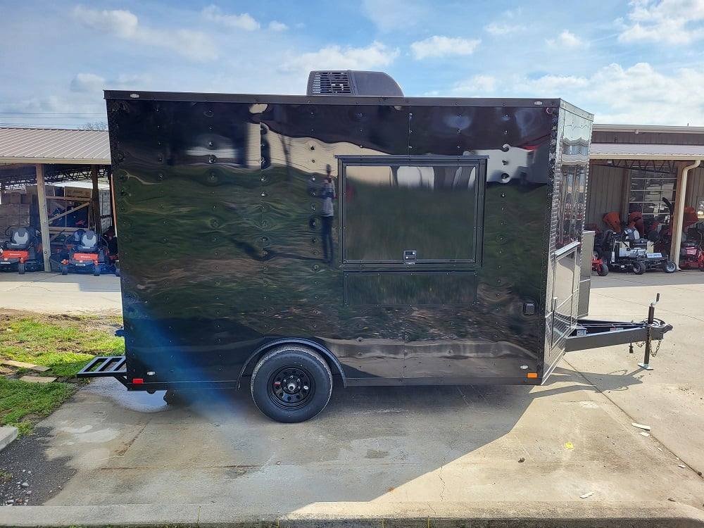 Concession Trailer 8.5′ X 12′ Black Food Event Catering — photo 8