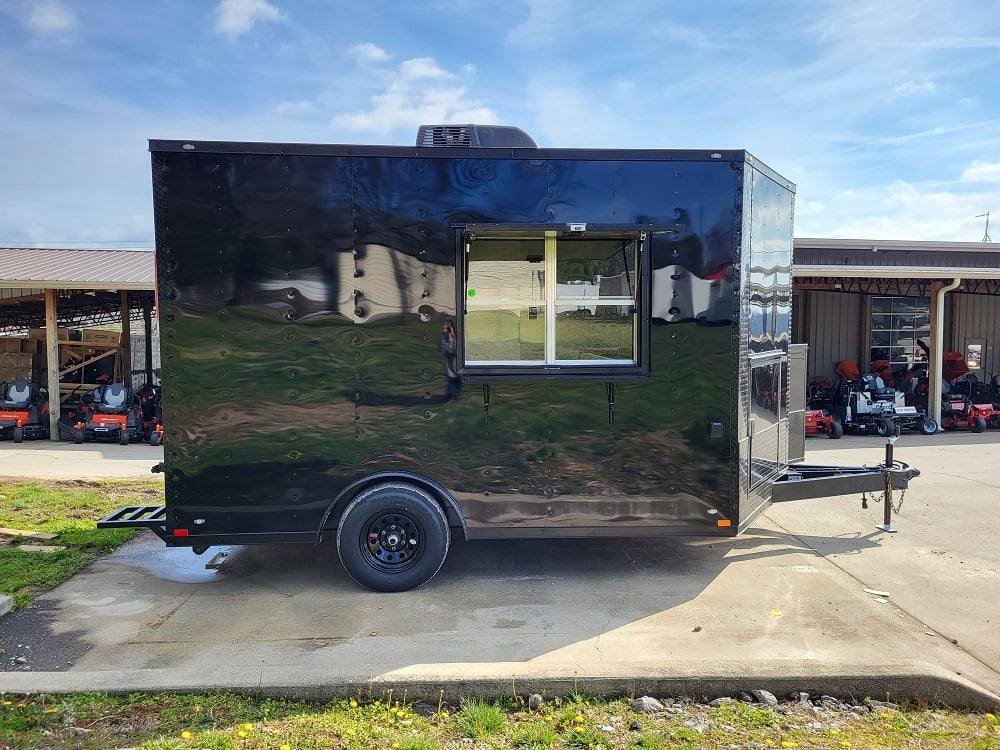 Concession Trailer 8.5′ X 12′ Black Food Event Catering — photo 13