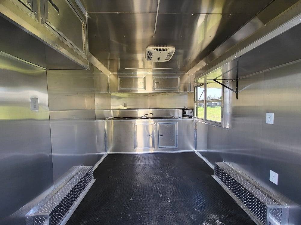 Concession Trailer 8.5′ X 12′ Black Food Event Catering — photo 14