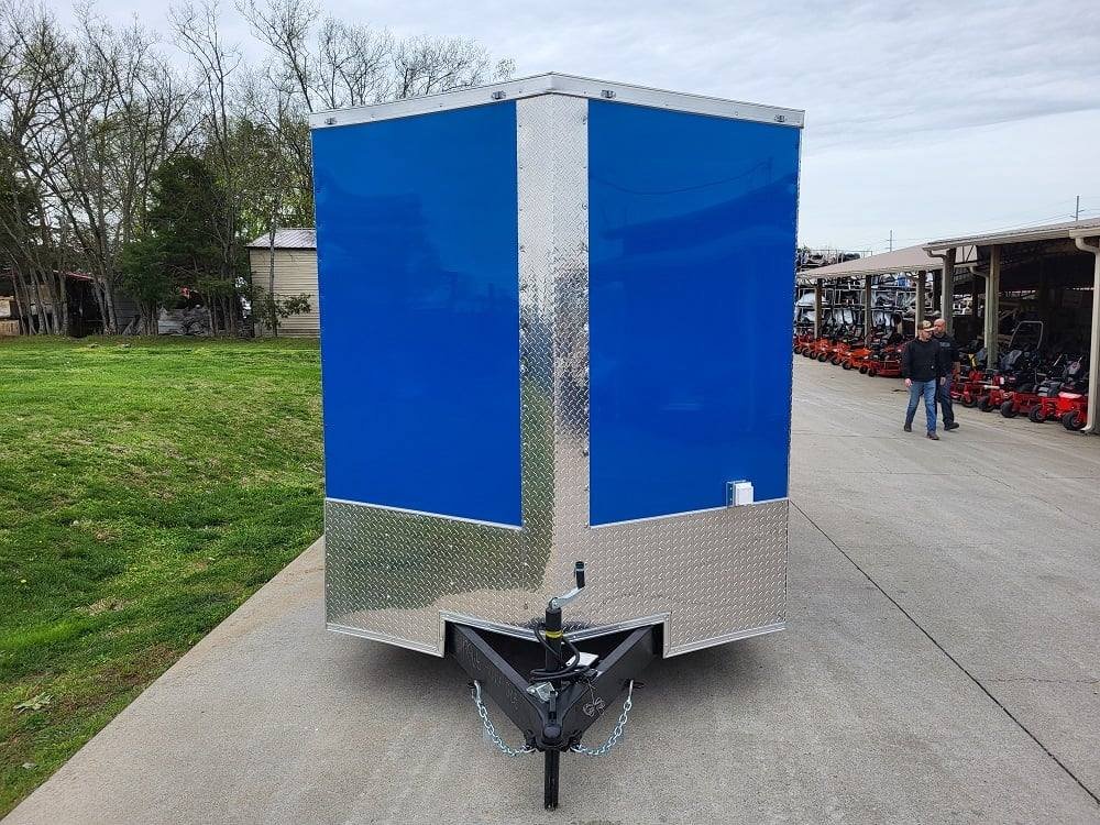 Concession Trailer 7′ X 12′ Blue Food Event Catering — photo 3