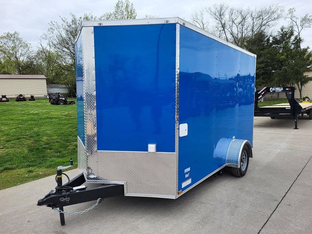 Concession Trailer 7′ X 12′ Blue Food Event Catering — photo 4