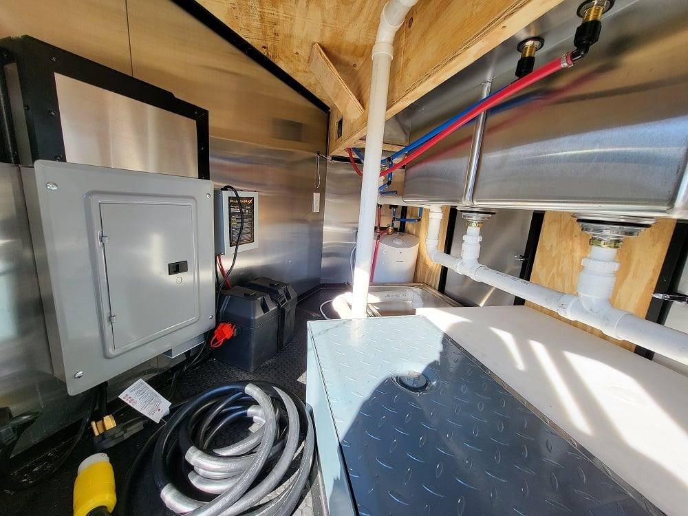 Concession Trailer 8.5′ X 12′ Blue Food Event Catering — photo 2