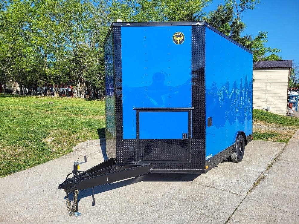 Concession Trailer 8.5′ X 12′ Blue Food Event Catering — photo 6