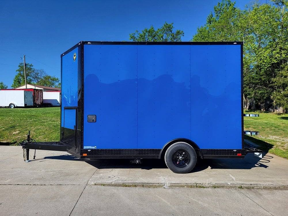 Concession Trailer 8.5′ X 12′ Blue Food Event Catering — photo 7
