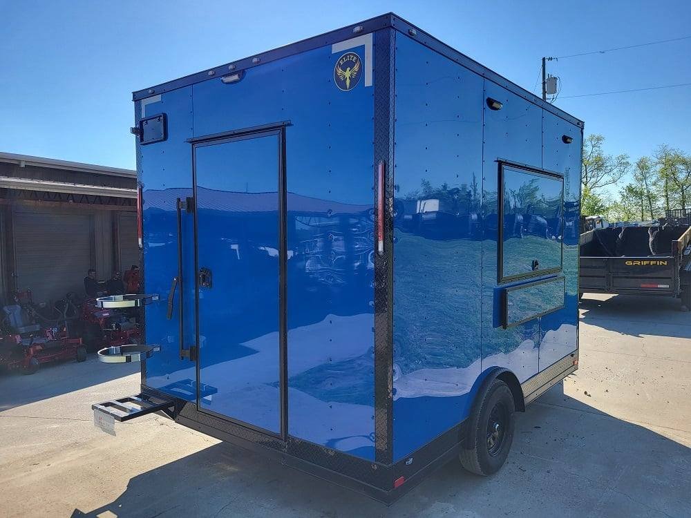 Concession Trailer 8.5′ X 12′ Blue Food Event Catering — photo 11