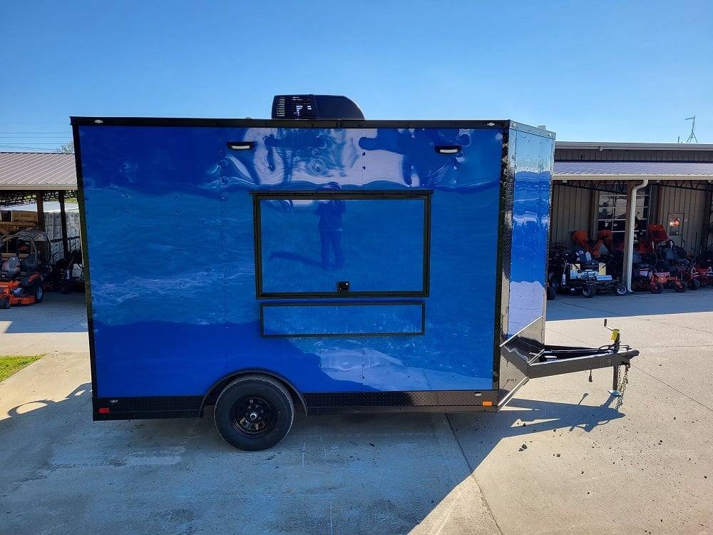 Concession Trailer 8.5′ X 12′ Blue Food Event Catering — photo 12