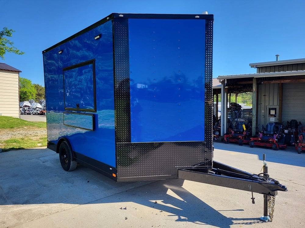 Concession Trailer 8.5′ X 12′ Blue Food Event Catering — photo 13