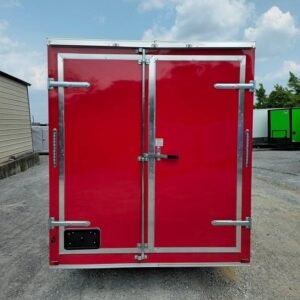 7 x 16 flat front concession trailer with full sink package - view 9