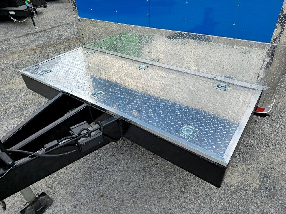 8.5′ X 32′ Blue Video Game Arcade Concession Trailer — photo 2