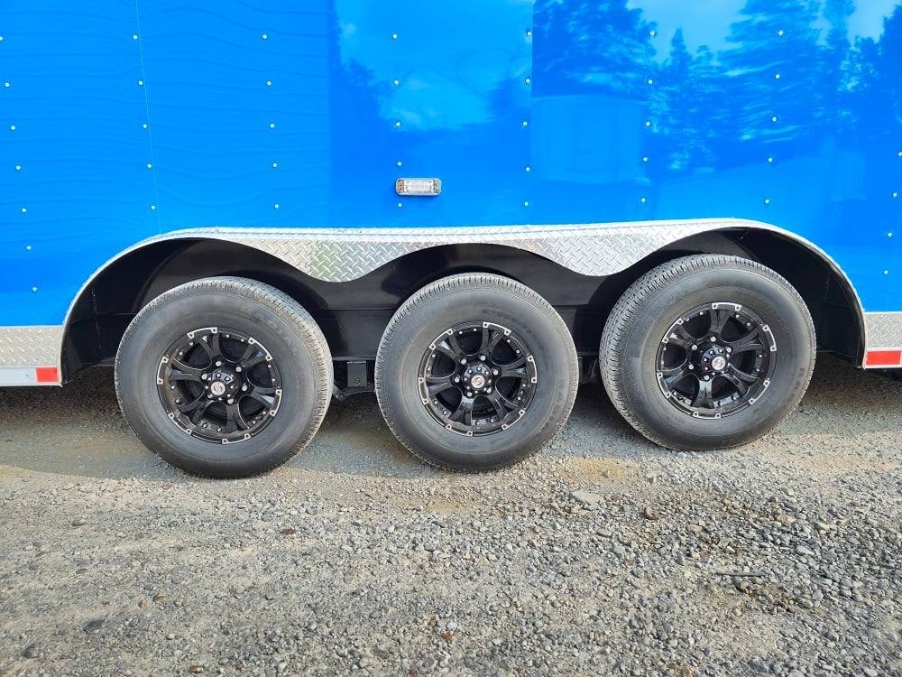 8.5′ X 32′ Blue Video Game Arcade Concession Trailer — photo 5