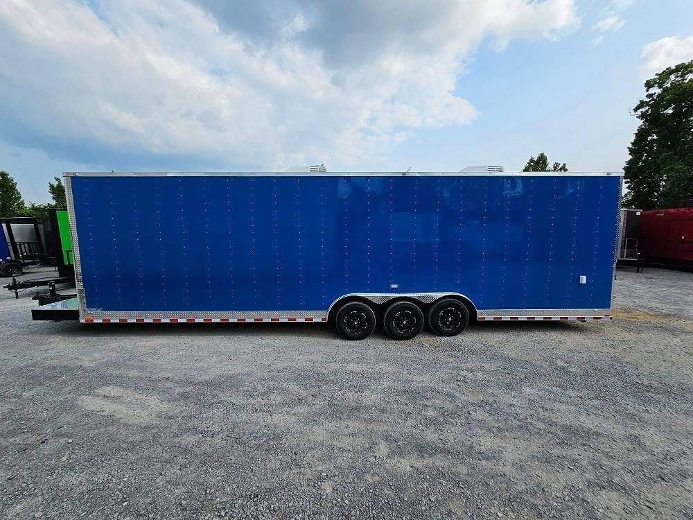 8.5′ X 32′ Blue Video Game Arcade Concession Trailer — photo 6