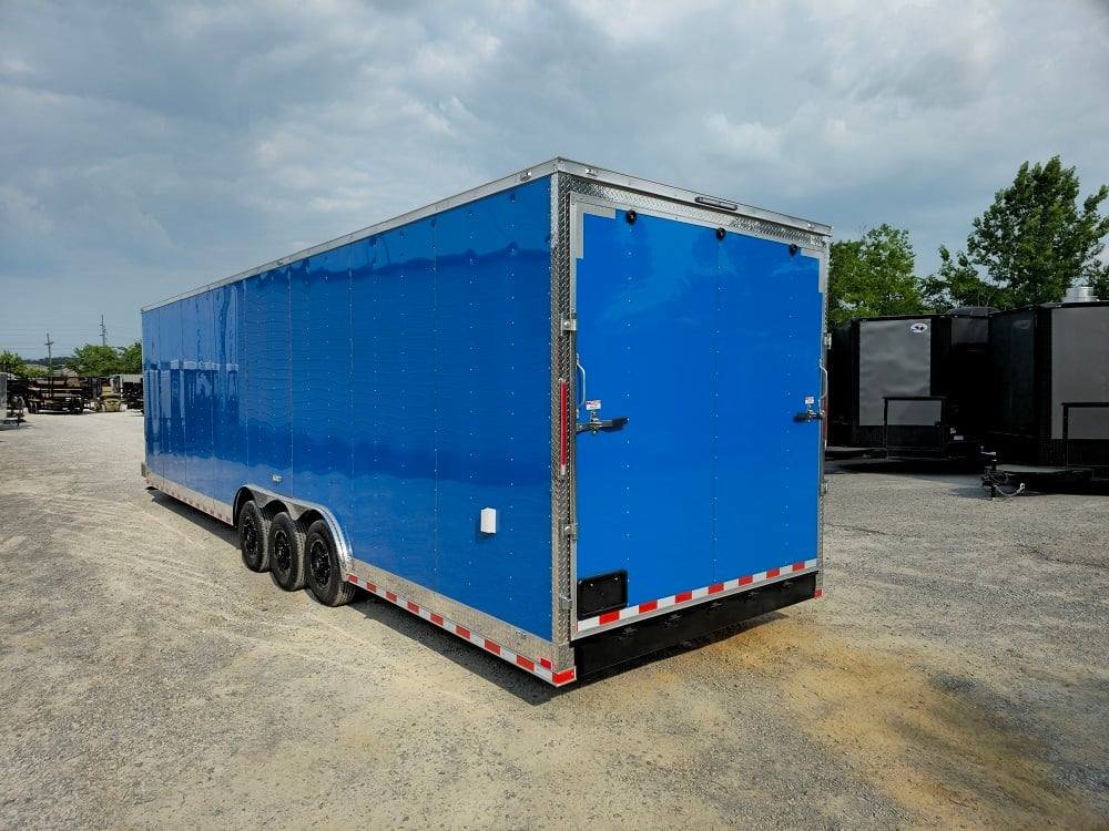 8.5′ X 32′ Blue Video Game Arcade Concession Trailer — photo 7
