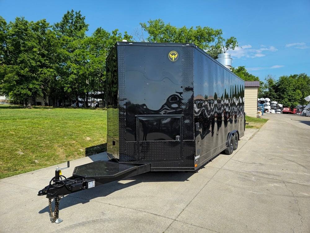 8.5′ X 22′ Black Concession Trailer Food Event Catering — photo 3