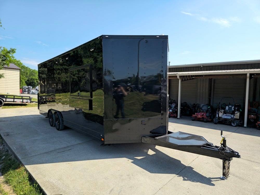8.5′ X 22′ Black Concession Trailer Food Event Catering — photo 10