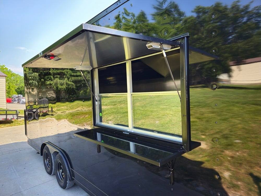 8.5′ X 22′ Black Concession Trailer Food Event Catering — photo 13