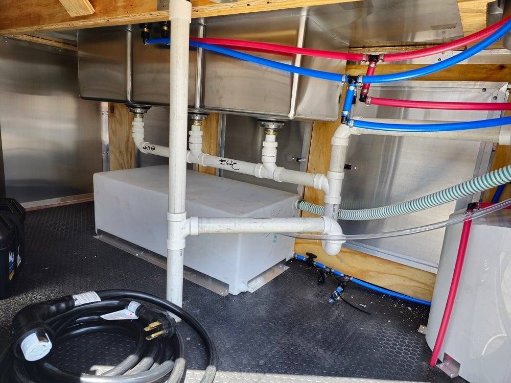 8.5′ X 20′ Blue Food Event Catering Concession Trailer — photo 6