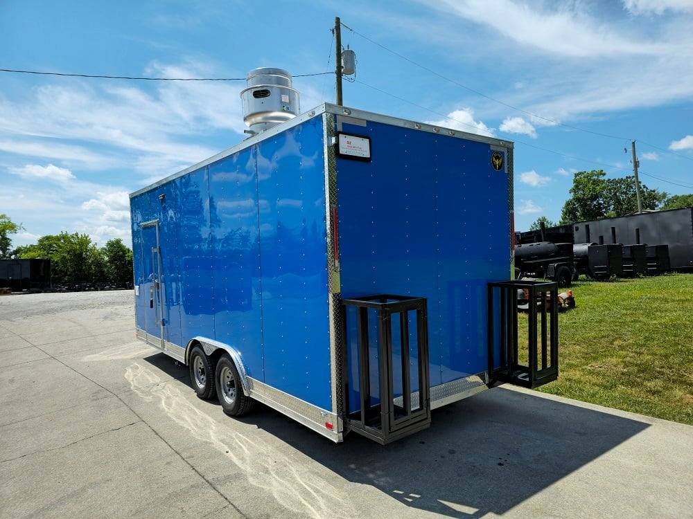 8.5′ X 20′ Blue Food Event Catering Concession Trailer — photo 10