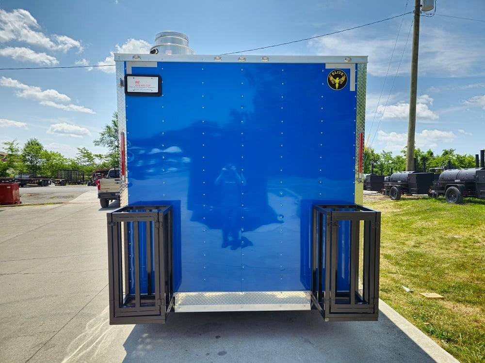 8.5′ X 20′ Blue Food Event Catering Concession Trailer — photo 11