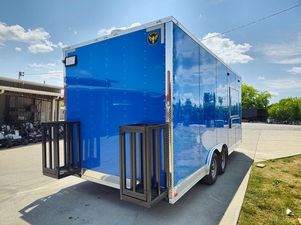 8.5′ X 20′ Blue Food Event Catering Concession Trailer — photo 12