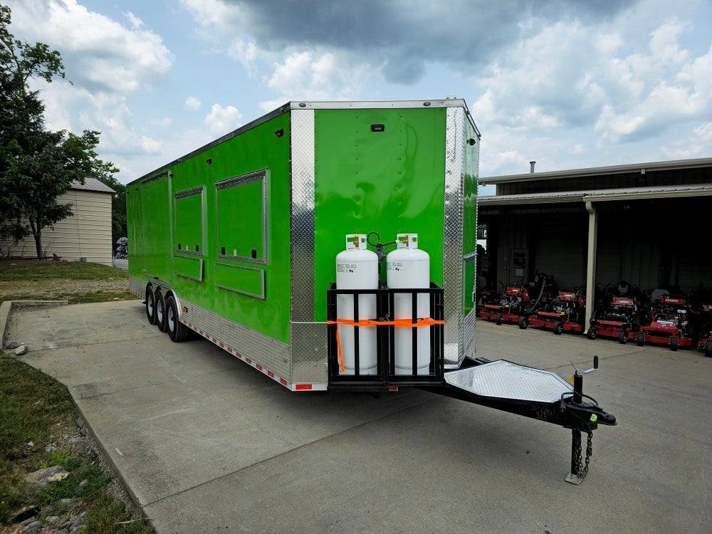 8.5′ X 30′ Lime Green Pizza Event Catering Concession Food Trailer — photo 10