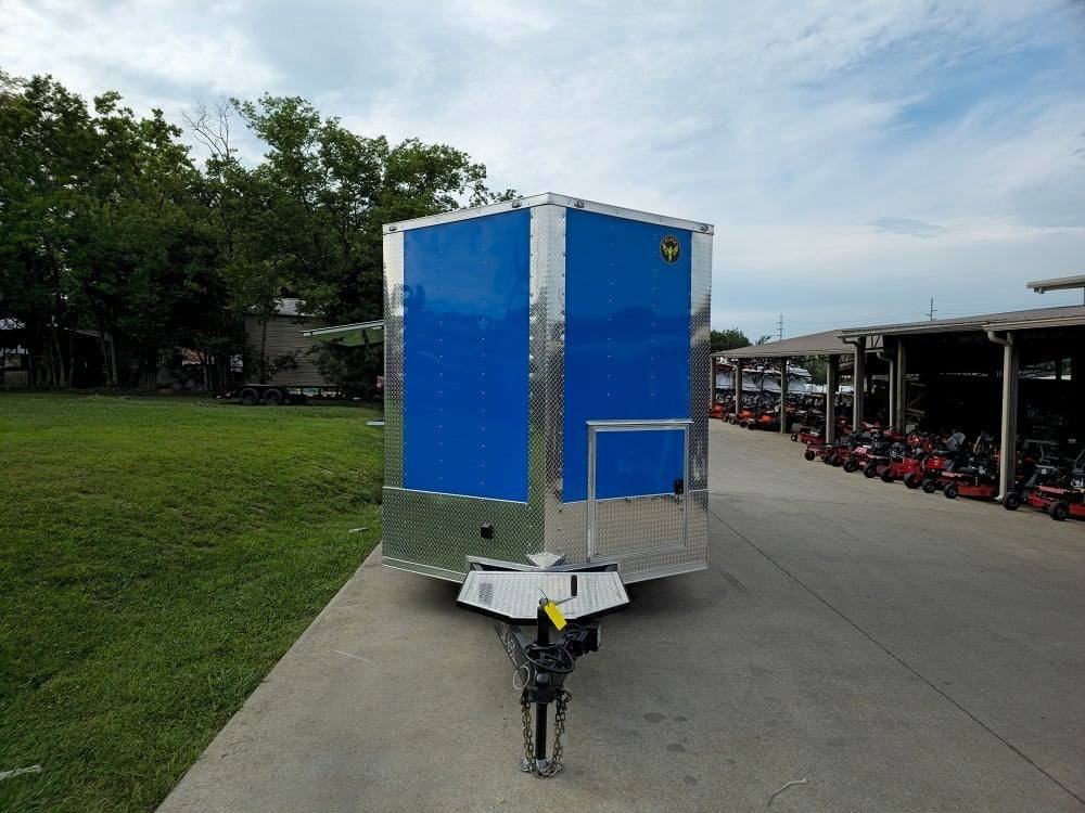 8.5′ X 20′ Cobalt Blue Food Event Catering Concession Trailer — photo 2