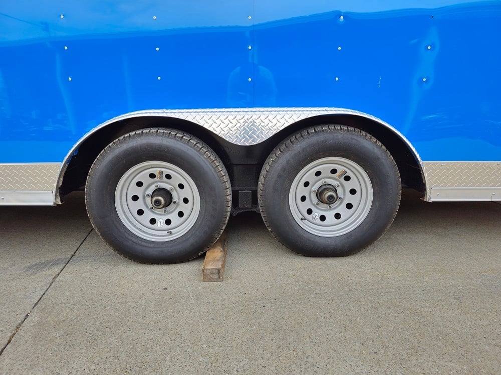 8.5′ X 20′ Cobalt Blue Food Event Catering Concession Trailer — photo 5