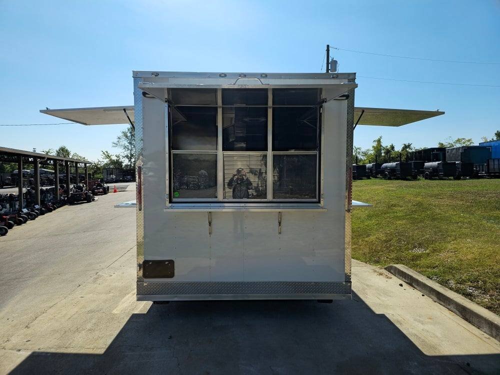 8.5′ X 22′ White Concession Trailer Food Event Catering — photo 10