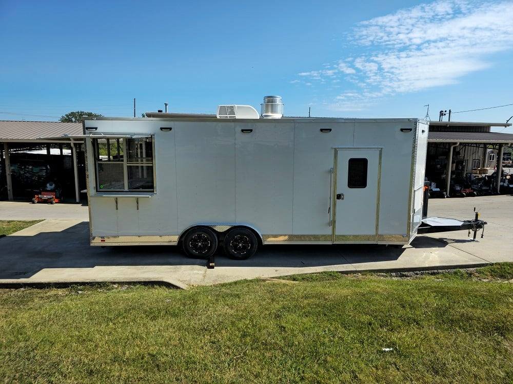 8.5′ X 22′ White Concession Trailer Food Event Catering — photo 12