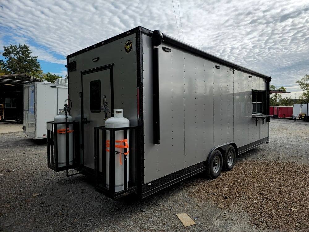 8.5′ X 24′ Silver Concession Trailer Food Event Catering — photo 9