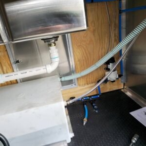 8.5 x 12 blue catering trailer with 5-foot window - view 12