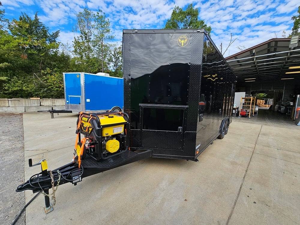 8.5′ X 20′ Black Concession Trailer Food Event Catering — photo 14