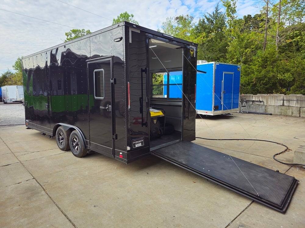 8.5′ X 20′ Black Concession Trailer Food Event Catering — photo 6