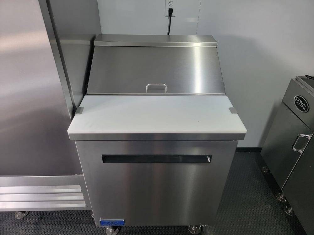 8.5′ X 17′ Custom Concession Trailer Black Food Event Catering — photo 14