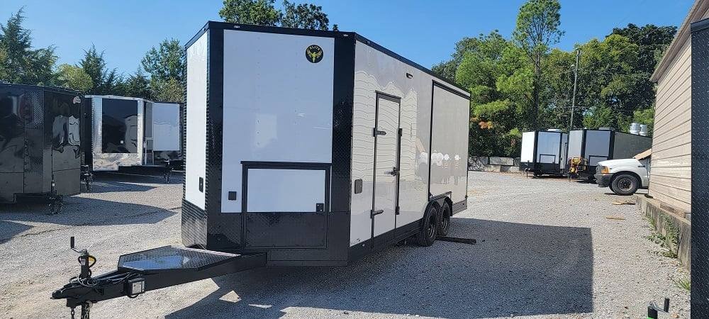 8.5′ X 20′ White Concession Trailer Food Event Catering — photo 3