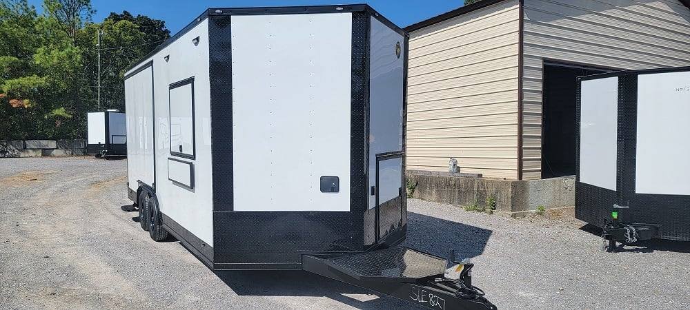 8.5′ X 20′ White Concession Trailer Food Event Catering — photo 4