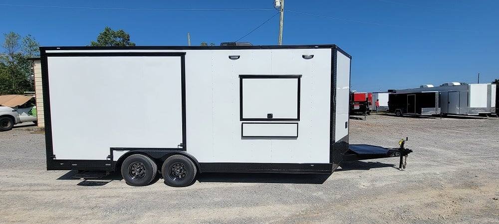 8.5′ X 20′ White Concession Trailer Food Event Catering — photo 5