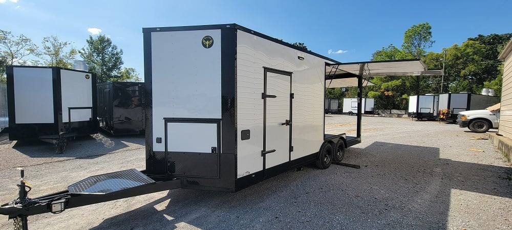 8.5′ X 20′ White Concession Trailer Food Event Catering — photo 10
