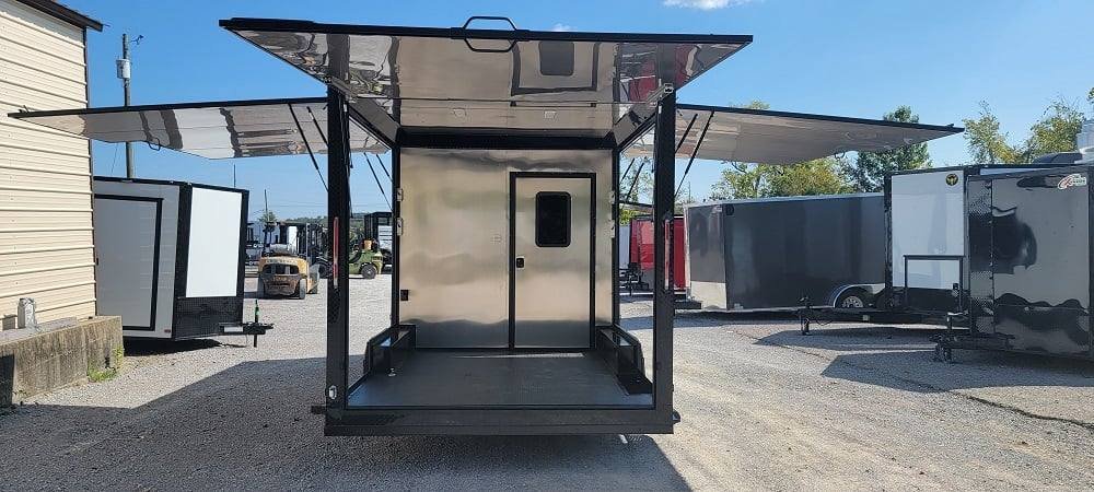 8.5′ X 20′ White Concession Trailer Food Event Catering — photo 12