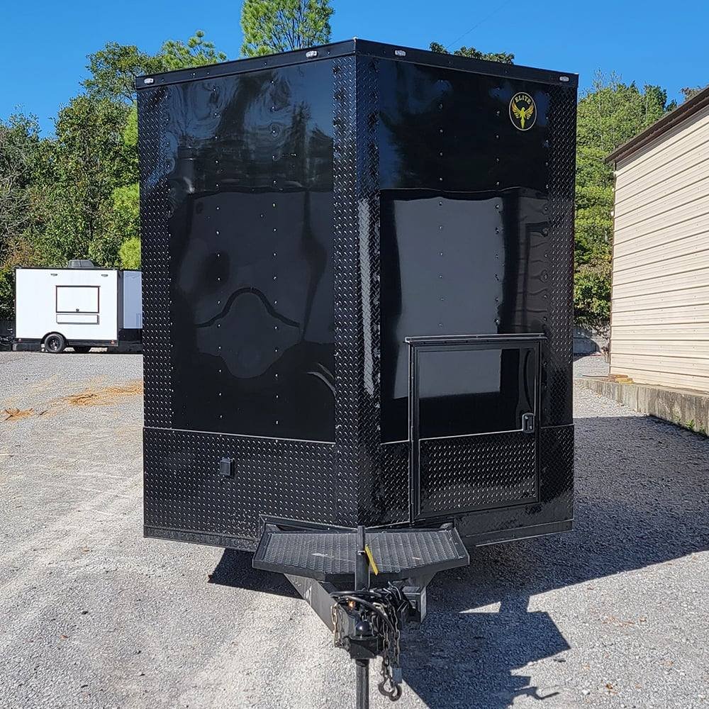 8.5′ X 22′ Black Concession Trailer Food Event Catering BBQ — photo 2