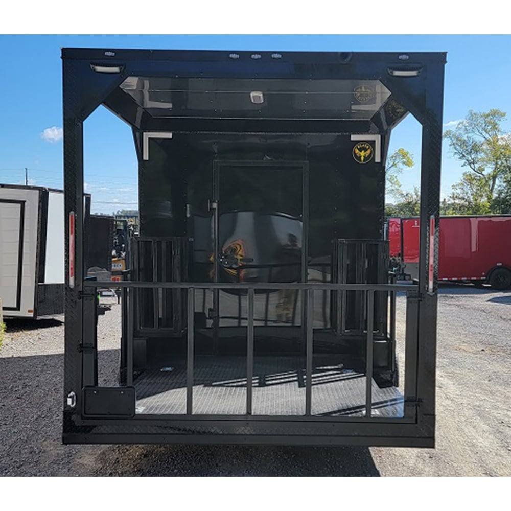 8.5′ X 22′ Black Concession Trailer Food Event Catering BBQ — photo 6
