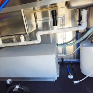 8.5 x 16 white vending trailer with tall 8-foot interior - view 8